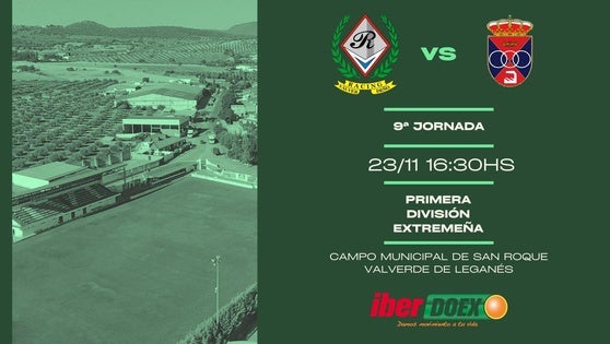 Esta tarde, Racing Valverdeño – Villar del Rey