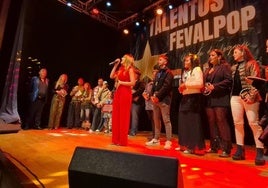 Actuación de María Galván, ganadora de esta edición