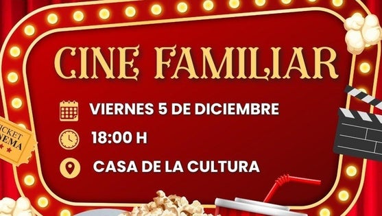 Esta tarde hay una sesión de cine familiar en la Casa de la Cultura