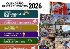 Presentado el calendario de eventos para el próximo año 2026