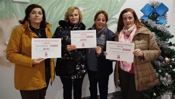 Valverde dona 7.000 euros recaudados durante la Semana Contra el Cáncer