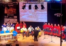 Durante la actuación