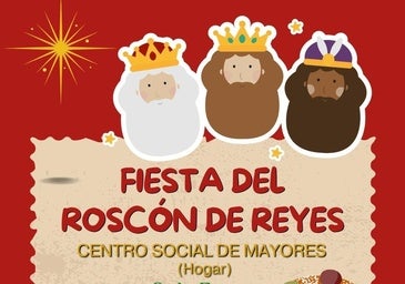 Los mayores tienen su fiesta del Roscón de Reyes esta tarde