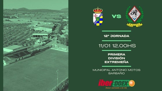 El Racing visita al Barbaño este domingo