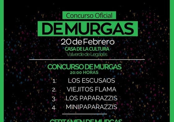 Las entradas para el concurso de murgas saldrán a la venta el miércoles