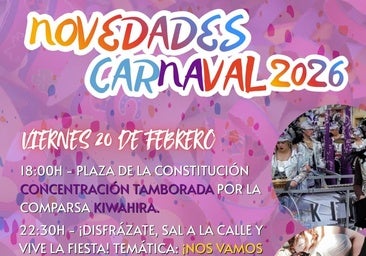El Carnaval llega este fin de semana con algunas novedades