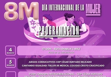 Valverde prepara la conmemoración del 8M