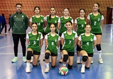 Equipo de cadetes que lograron la victoria