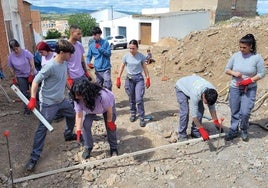 Durante los trabajos