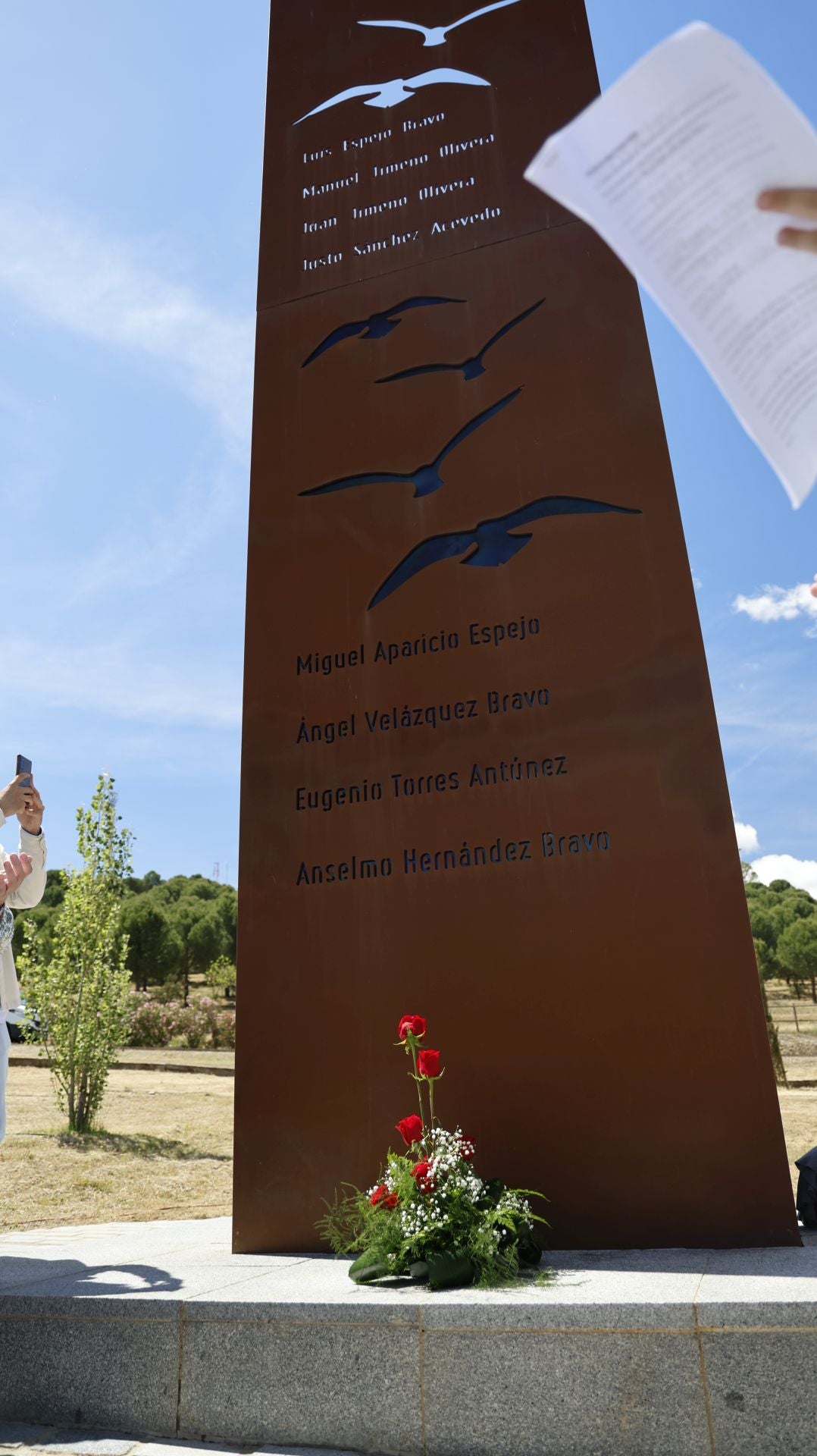 Homenaje a las víctimas de Mauthausen