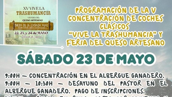 Programación de la concentración de vehículos clásicos que habrá el sábado en Valverde