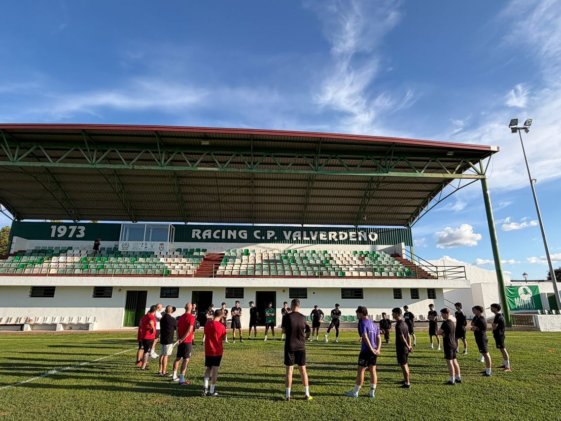 Primeros entrenamientos del Racing CP Valverdeño