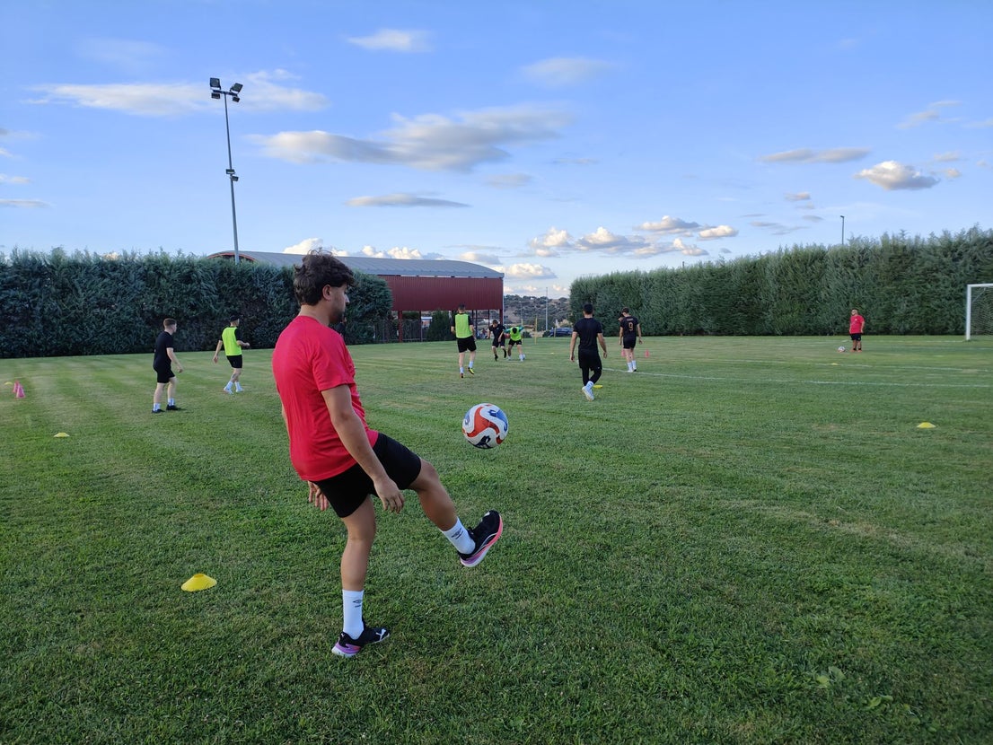 Primeros entrenamientos del Racing CP Valverdeño