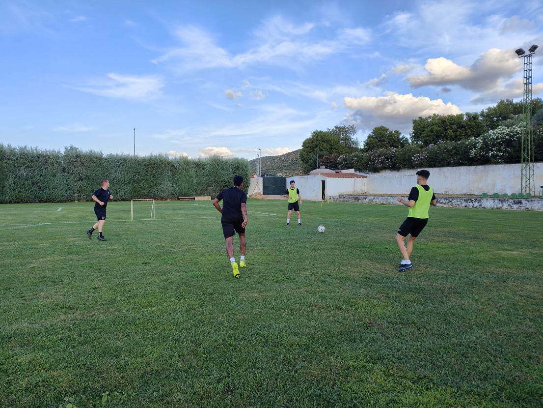 Primeros entrenamientos del Racing CP Valverdeño