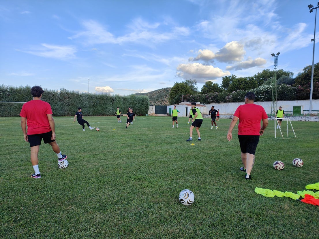 Primeros entrenamientos del Racing CP Valverdeño