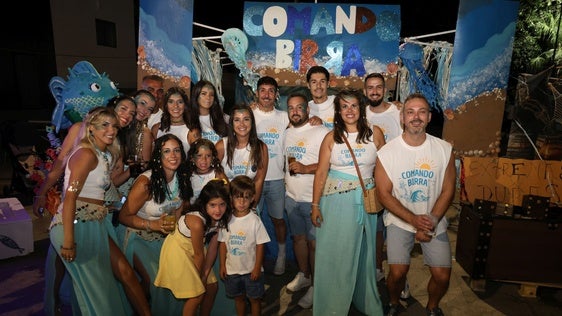 Uno de las peñas participantes