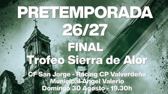 El Racing jugará esta tarde la final del Trofeo Sierra de Alor