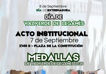 La Hermandad del Santísimo Cristo de la Misericordia y la Hermandad de Donantes de Sangre, Medallas de Valverde de Leganés 2026