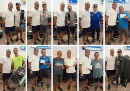 Algunos de los premiados