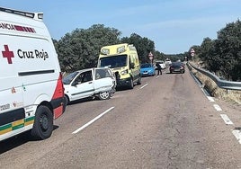 ccidente ocurrido recientemente en la carretera de Badajoz