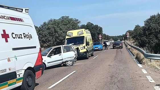 ccidente ocurrido recientemente en la carretera de Badajoz