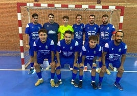 Equipo en uno de los partidos de esta pretemporada