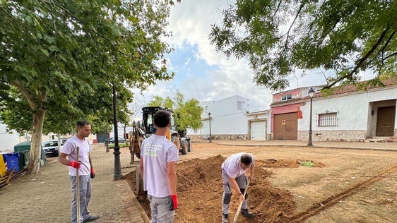 Durante los primeros trabajos