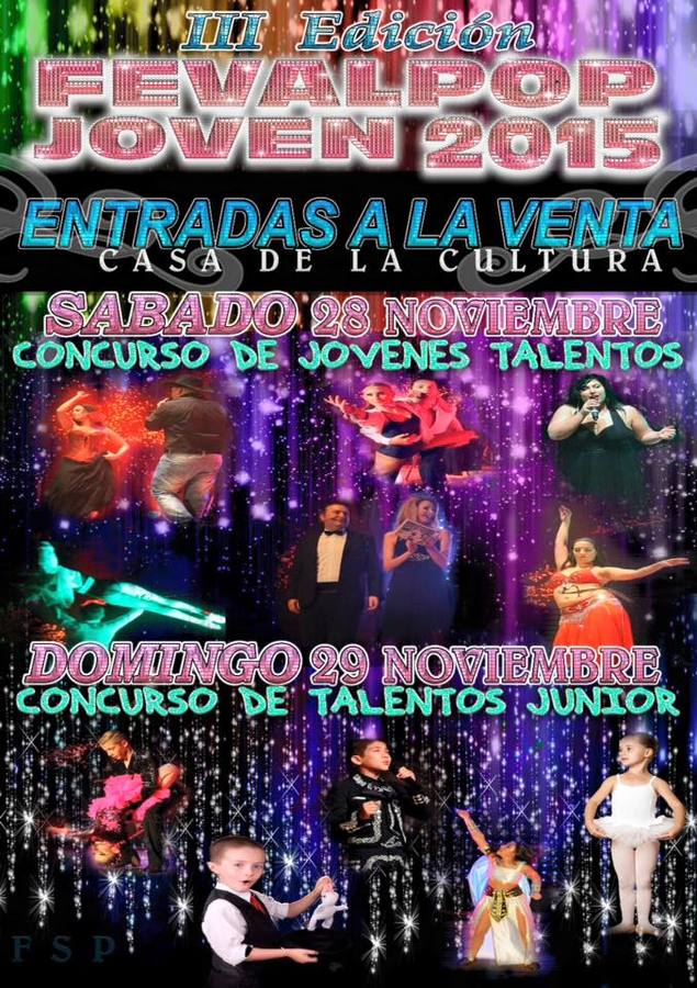 Cartel del concurso de talentos