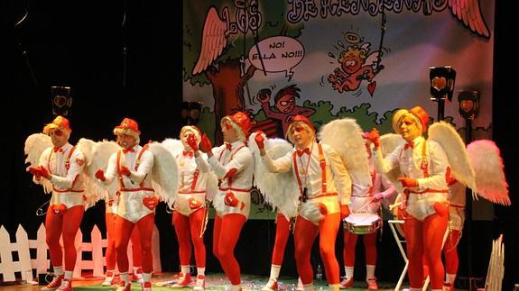 Actuación de Los Berenjenas en el Carnaval 2015