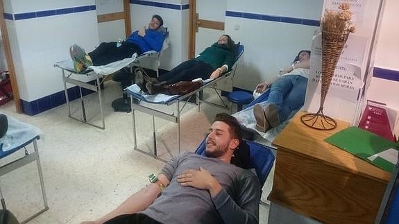 Donaciones en el mes de enero del pasado año