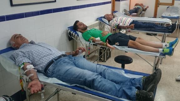 Los primeros donantes de la tarde