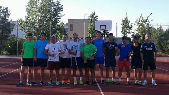 Algunos jugadores del torneo