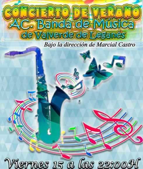 Este viernes, concierto de verano de la A.C. Banda de Música