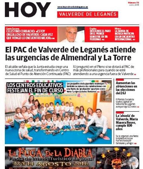 En la calle la edición número 58 de HOY Valverde de Leganés