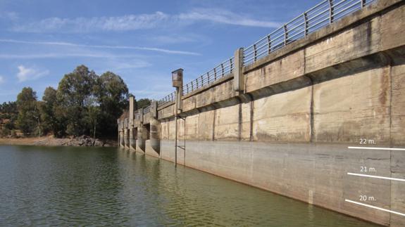 Nivel del agua al 1 de octubre de 2016