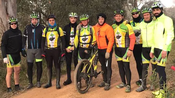 Participantes en la ruta