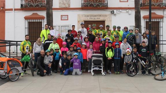 Participantes en la Ciclocabalgata