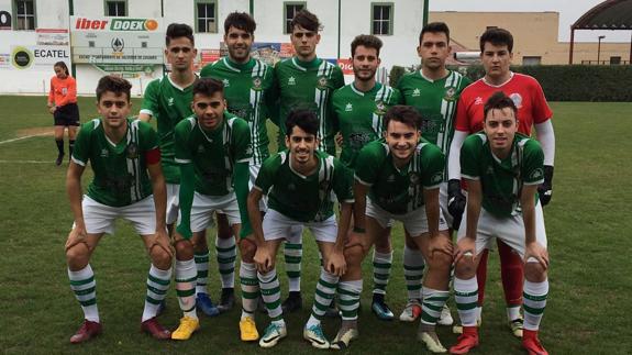 Equipo titular ante el Alburquerque