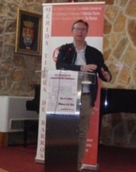 Andrés Moriano se encargó de la presentación de las jornadas. 