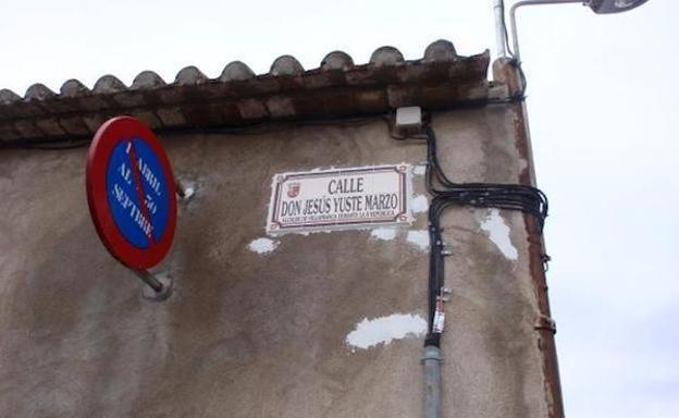 La calle Legión con su rótulo actual, que ahora deberá ser cambiado por su nombre originario. 