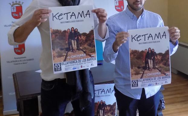 Acto de presentación del concierto de Ketama. 