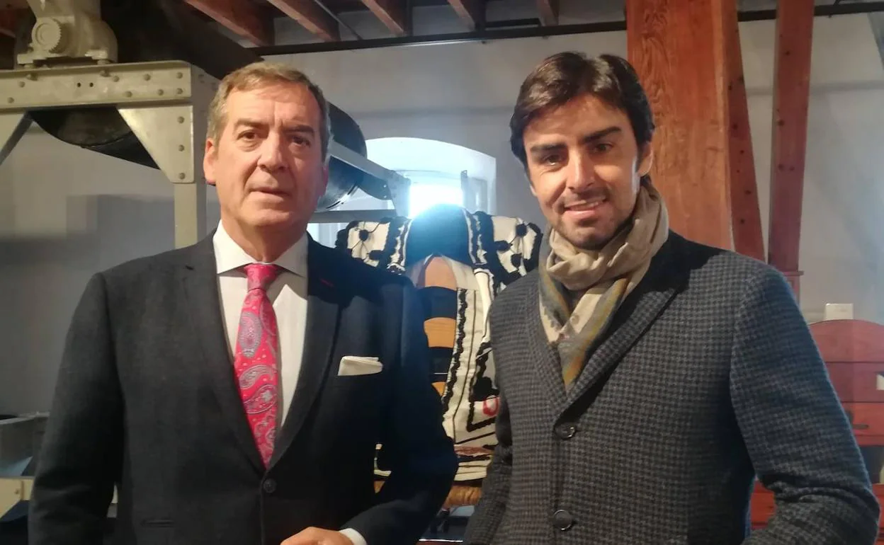 Miguel Ángel Perera junto a Baltasar Manzano 
