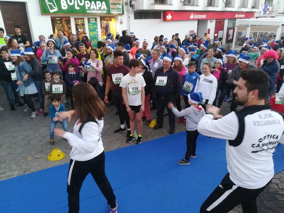 Inicio de la VII San Silvestre Villafranca 