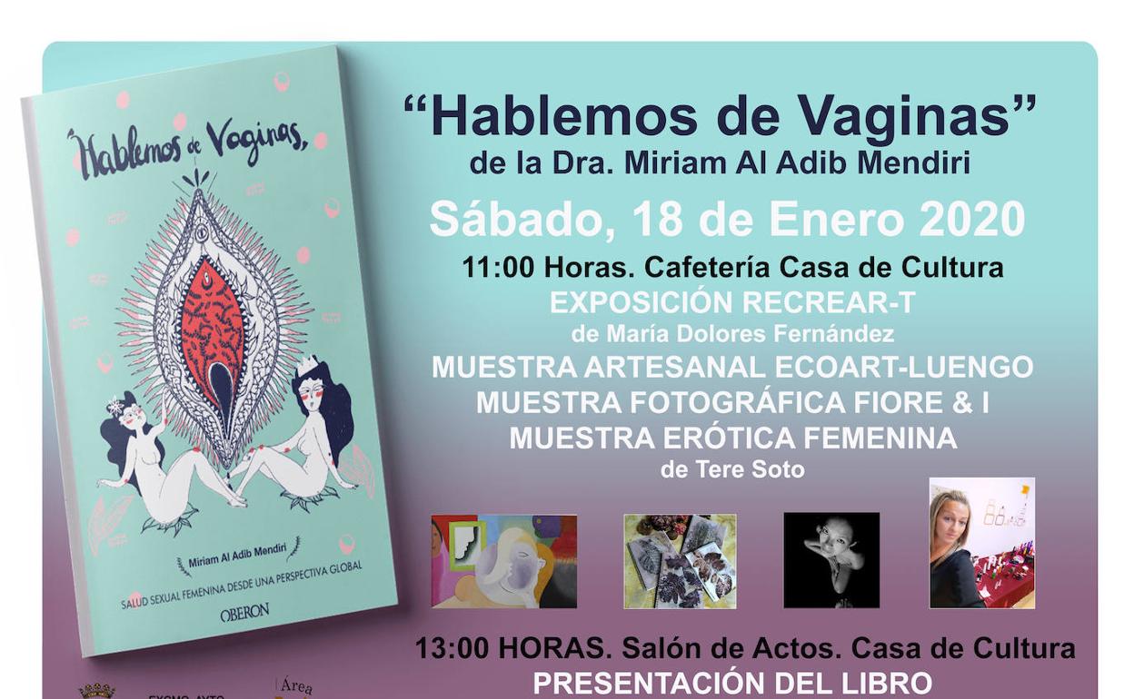 Miriam Al Adib presenta su libro «Hablemos de Vaginas» en Villafranca