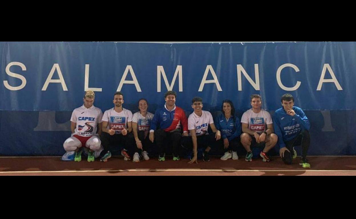 Nueve atletas del CAPEX sub23 en el Nacional de Salamanca