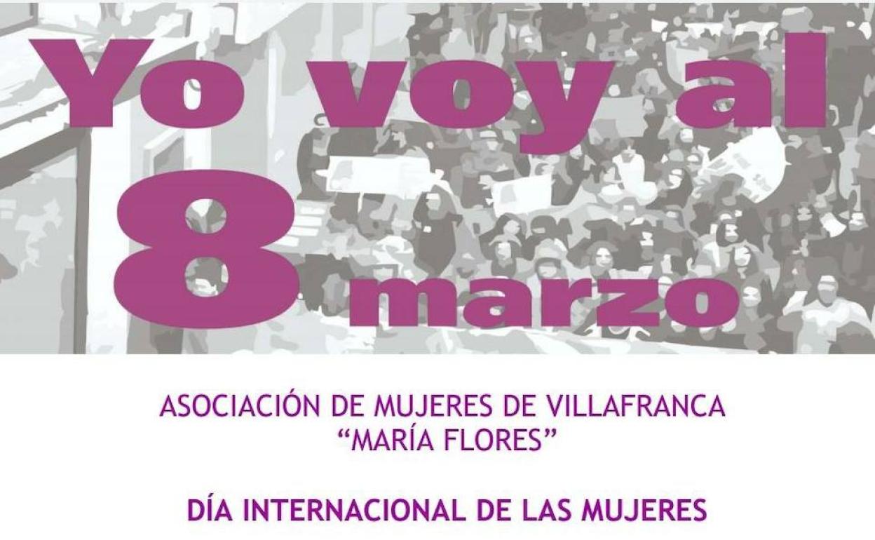 Cacerolada y lectura de manifiesto, actividades de la asociación de Mujeres «María Flores» en el Día de la Mujer