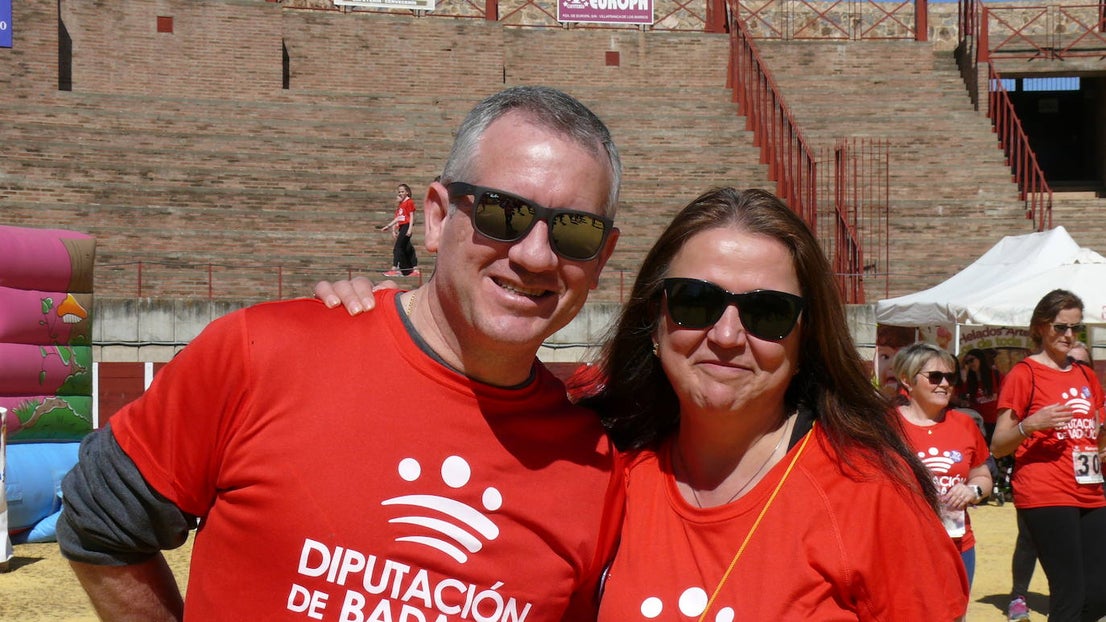 Foto de familia de la ruta antes de partir a la Plaza de Toros 
