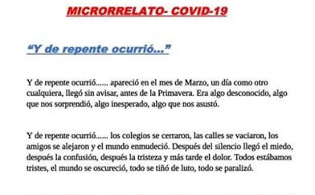 Microrrelato de Alba Romero Mateo