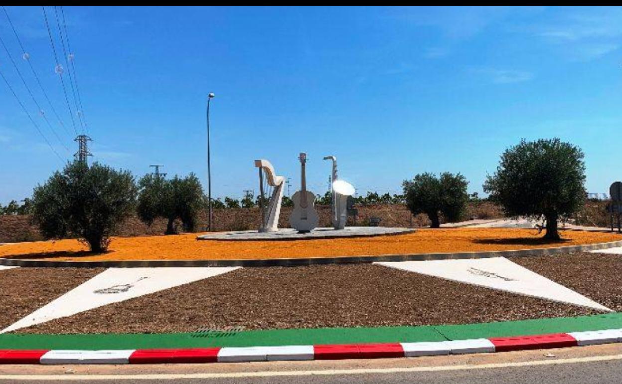 Finalizada la obra de embellecimiento de la rotonda «Ciudad de la Música»