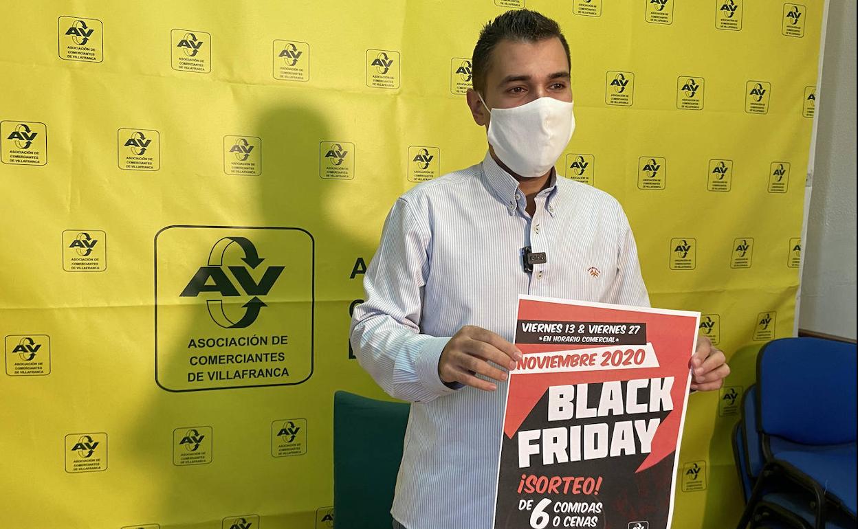 El pequeño comercio se aferra al Black Friday para incentivar el consumo a través del sorteo de seis comidas/cenas en restaurantes de Villafranca